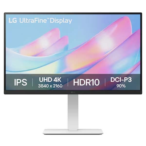 LG 27US550-W 27" 4K UHD Ultrafine IPS Computer Monitor - 1
