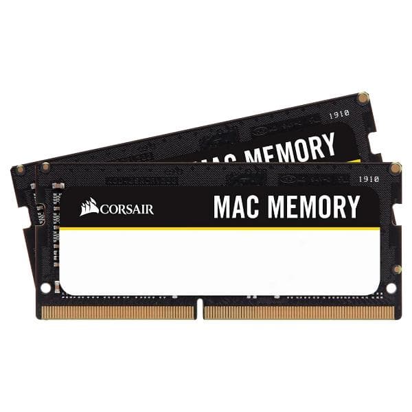 Corsair Mac Memory 16GB (2x8GB) 2666MHz SODIMM DDR4 RAM (CMSA16GX4M2A2666C18) - 1