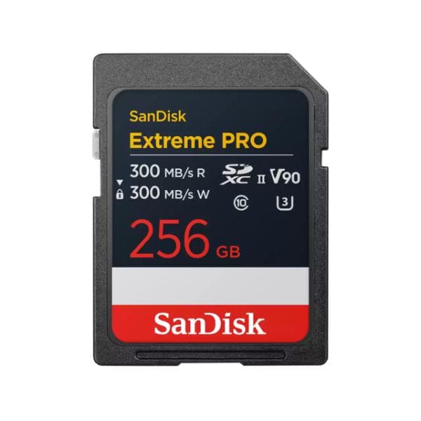 SanDisk Extreme PRO SD UHS-II Card (V90) - 256GB - 1