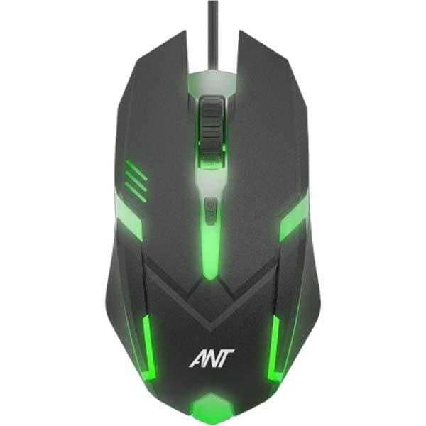 Ant GM46 Wired Optical Gaming Mouse (Black) - 1