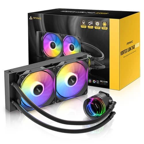 Antec Vortex LUM 240 ARGB CPU Liquid Cooler - 1