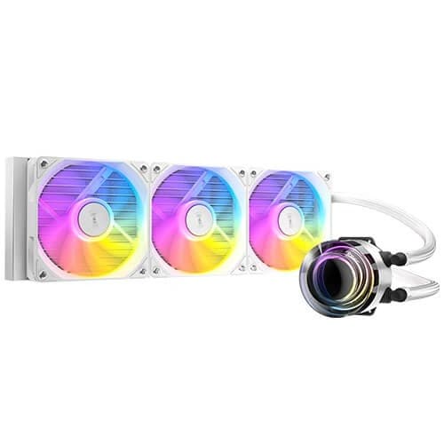Antec Vortex LUM 360 ARGB CPU Liquid Cooler (White) - 1