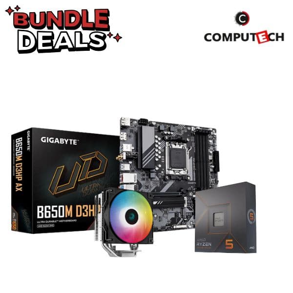 Computech Gaming Starter Bundle - Ryzen 5 7600X Gigabyte B650M Gammaxx AG400