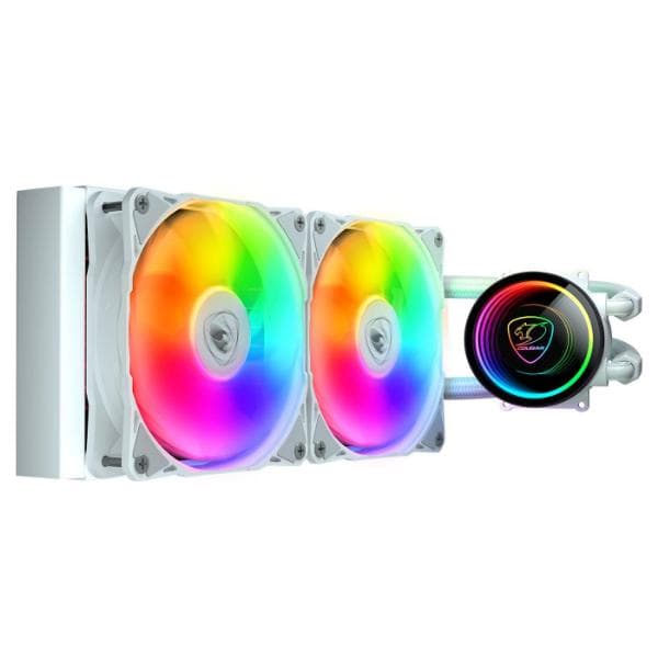 Cougar Poseidon Elite ARGB 240 Liquid Cooler - White - 2