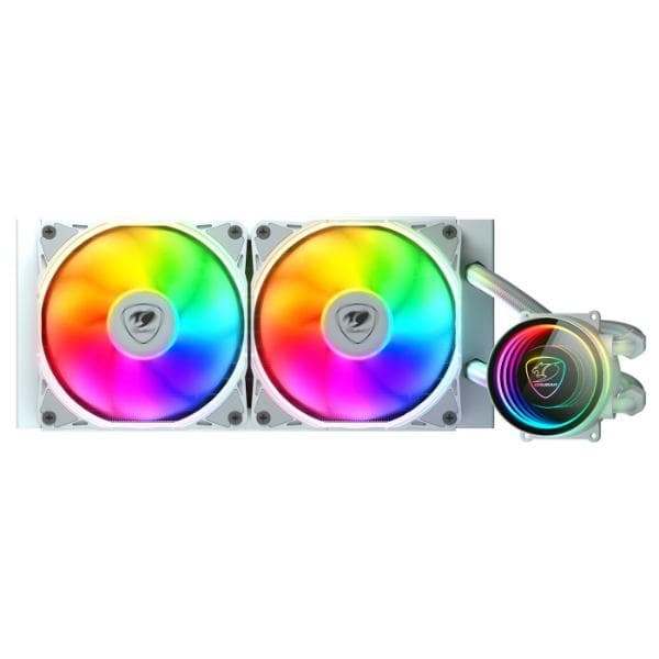 Cougar Poseidon Elite ARGB 240 Liquid Cooler - White - 1
