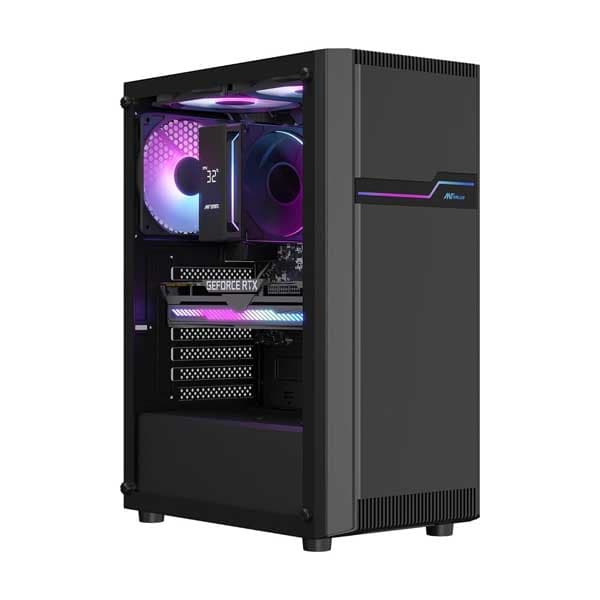Ant Value VM25 ATX Gaming Cabinet (Black) - 1