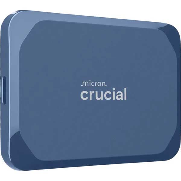 Crucial X10 2TB 2.5" USB Type C External Portable SSD (Blue) - 1