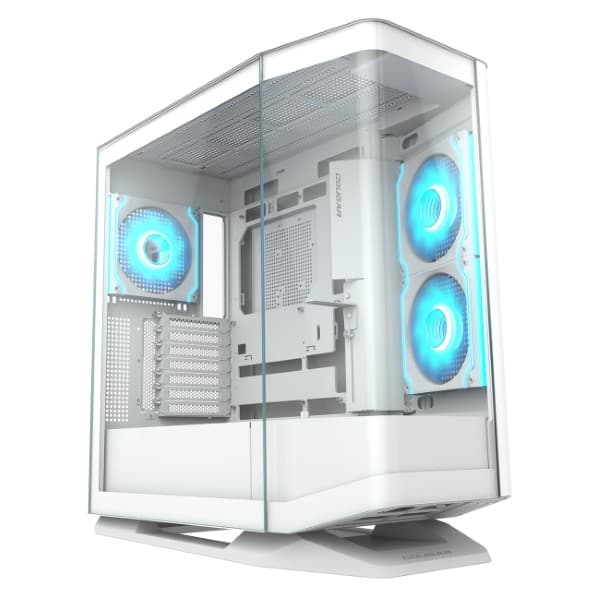 COUGAR FV270 RGB MidTower E-ATX Case (White) - 1