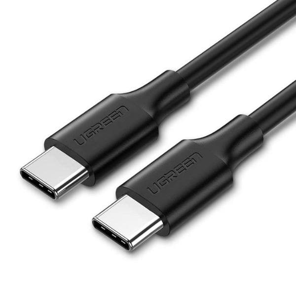 UGREEN US286 USB-C to USB-C PD Fast Charging Cable 3A Max Black 1m-50997