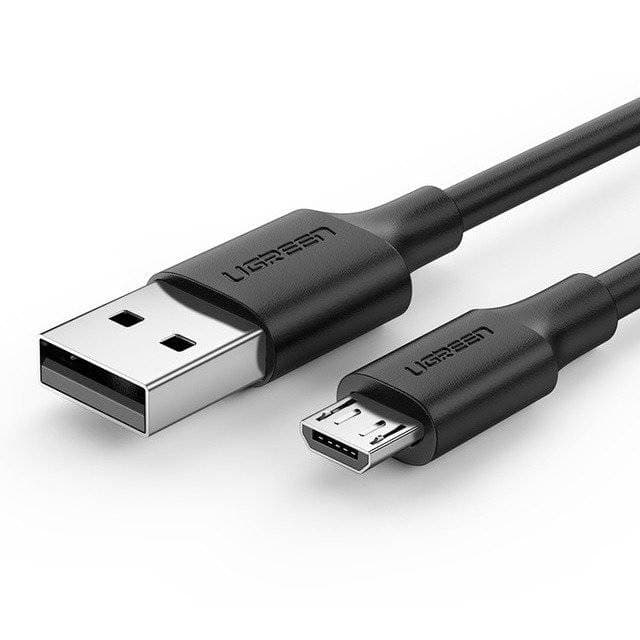 UGREEN US289 USB-A to Micro USB Cable 2A Max Black 1m-60136 - 1
