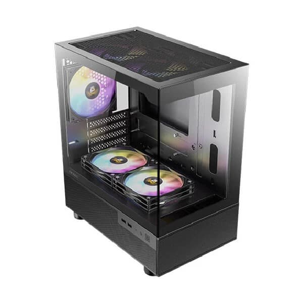 Antec CX200M RGB Elite (M-ATX) Mini Tower Cabinet (Black) - 2