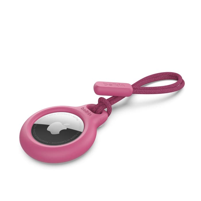 Belkin Secure Holder with Strap for Apple AirTag (Pink) - 1