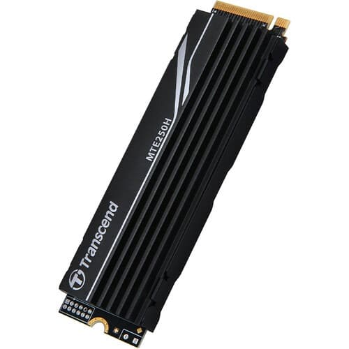 Transcend 4TB 250H PCIe 4.0 x4 M.2 Internal SSD with Heat Sink - 1