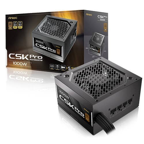 Antec CSK PRO ATX3.1 1000 Watt 80 Plus Bronze Power Supply - 1