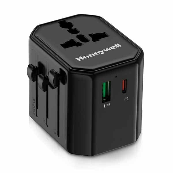 Honeywell Universal 38W Travel Adapter (Black) - 1