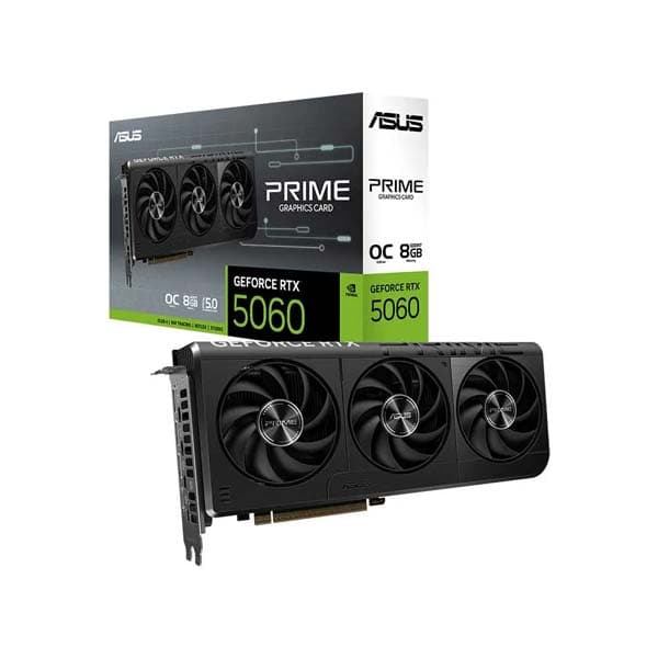 ASUS Prime RTX 5060 OC Edition 8GB GDDR7 Graphics Card - 1