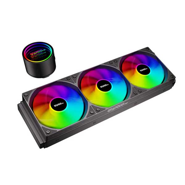 Coconut FREEZE 360 ARGB 360mm AIO Liquid CPU Cooler (Black)