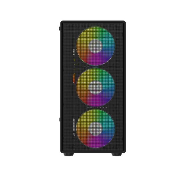 COCONUT Nova X110 ATX High Airflow Gaming PC Case (Black)
