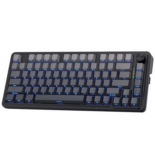 Redragon Ucal Pro K673 Pro 75% Wired + 2.4Ghz + BT Gasket Mechanical Keyboard (Concrete Jungle)