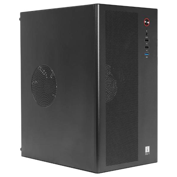 iBall MT 20 Mini Tower PC Cabinet with SMPS (Black)