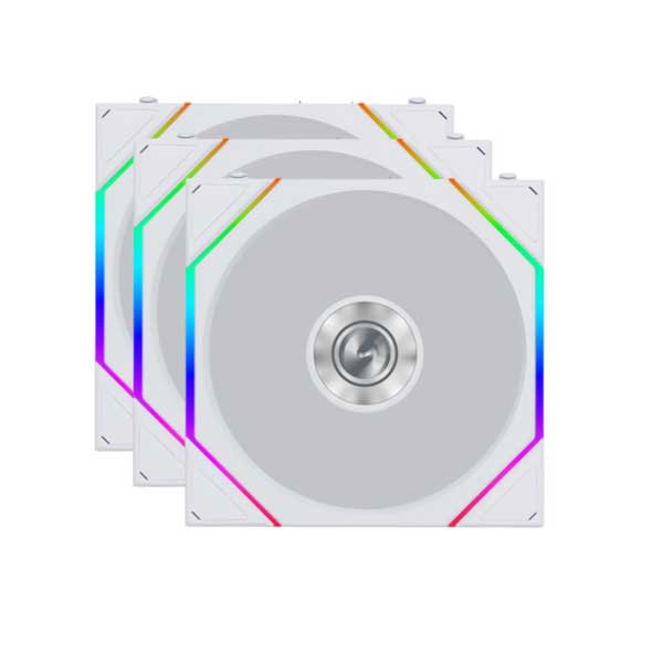 Lian Li Uni Fan TL Flex 120mm Case Fan (3-Pack) White (G9F.12TL1F3W.IN)