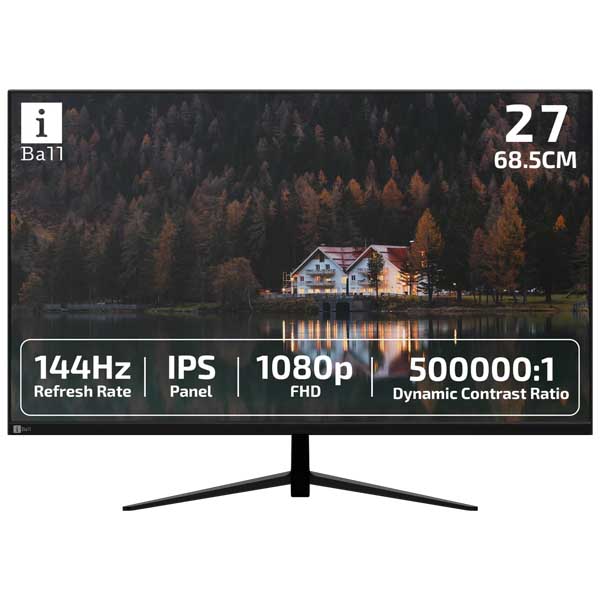 iBall Pixelent 271 Bird i270 LED Monitor (Black)