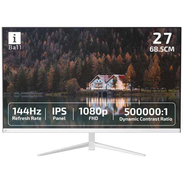 iBall Pixelent 271 Bird i270 LED Monitor (White)