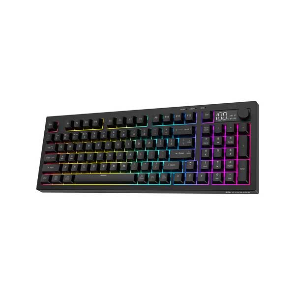 Karnage Visage RGB Backlit 95 Keys Semi- Mechanical Wireless Gaming Keyboard (Black)