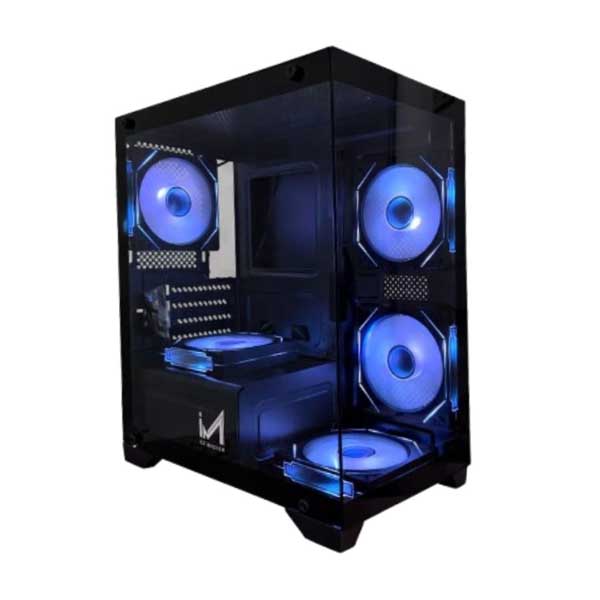 ICEMASTER DYNAMITE X5 M-ATX Mid-Tower Gaming Cabinet With SMPS (Black)