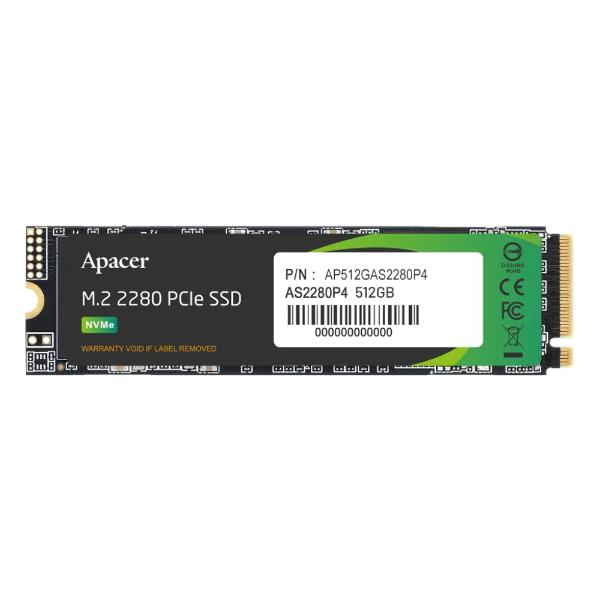 APACER AS2280P4 512GB M.2 PCIe Gen3 x4