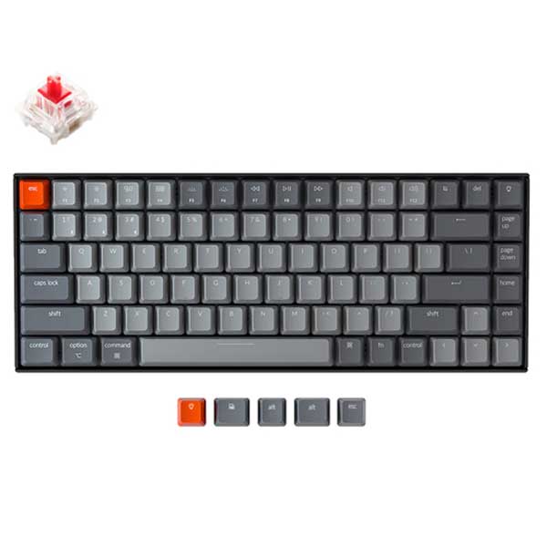 Keychron K2 Red Switch Wireless Mechanical Keyboard (Version 2) K2-A1