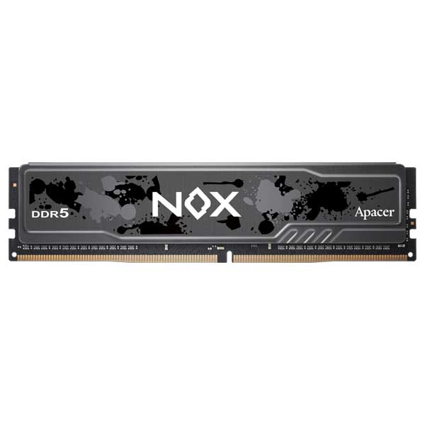 Apacer NOX 16GB (1x16GB) DDR5 5200Mhz RAM Black (AH5U16G52C522MBAA-1)