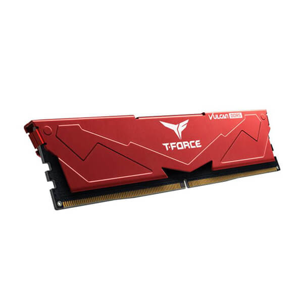 TeamGroup T-Force Vulcan 16GB (16GBx1) DDR5 6000MHz Desktop RAM - Red
