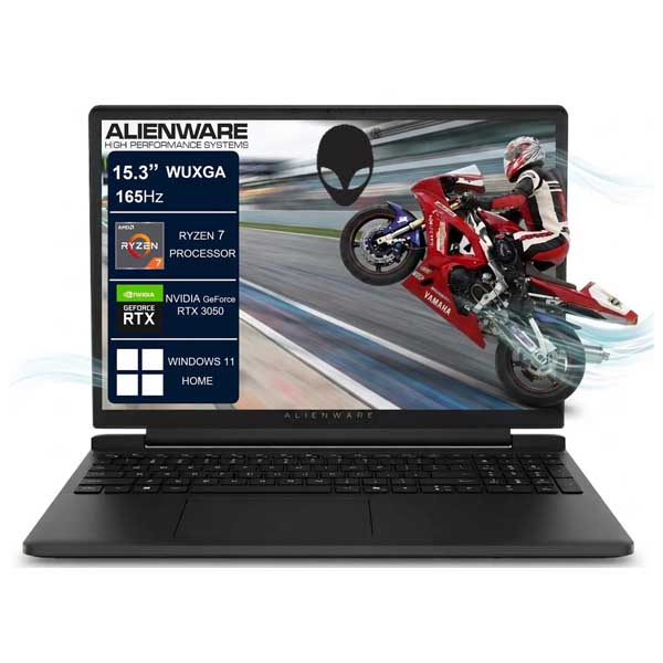 Dell Alienware 15 AMD 2026 Gaming Laptop (AMD Ryzen 7 260/ 16GB/ 512GB SSD/ Win 11/ 8GB RTX 3050)
