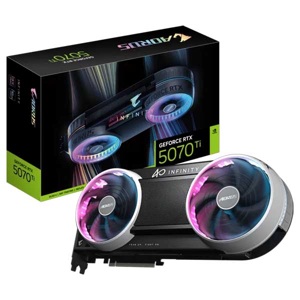Gigabyte AORUS GeForce RTX 5070 Ti INFINITY 16GB Graphics Card
