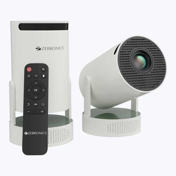 Zebronics Zeb PixaPlay 76B Rechargeable Smart Projector