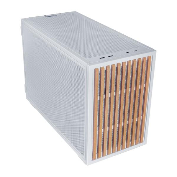Lian Li B4 Wood M-ATX Mini Tower Case (White)