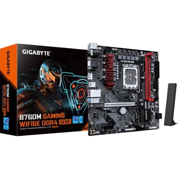 Gigabyte B760M GAMING WIFI6E DDR4 GEN5 Intel Motherboard