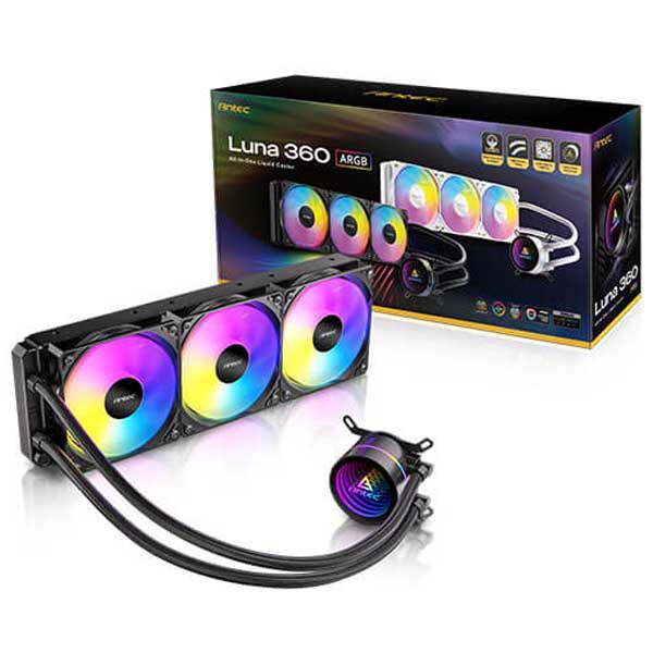 Antec Luna 360 ARGB All-in-One Liquid Cooler (Black)