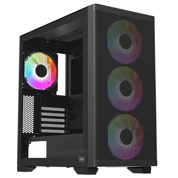 TAG Apex X3 RGB Mid-Tower ATX Gaming PC Case