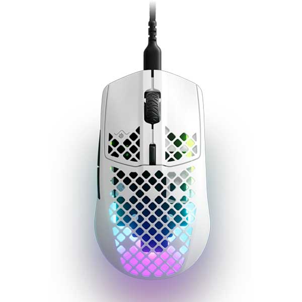 SteelSeries Aerox 3 Wired Gaming Mouse (Snow)