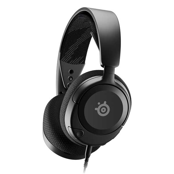 SteelSeries Arctis Nova 1 Wired Gaming On Ear Headset (Black)