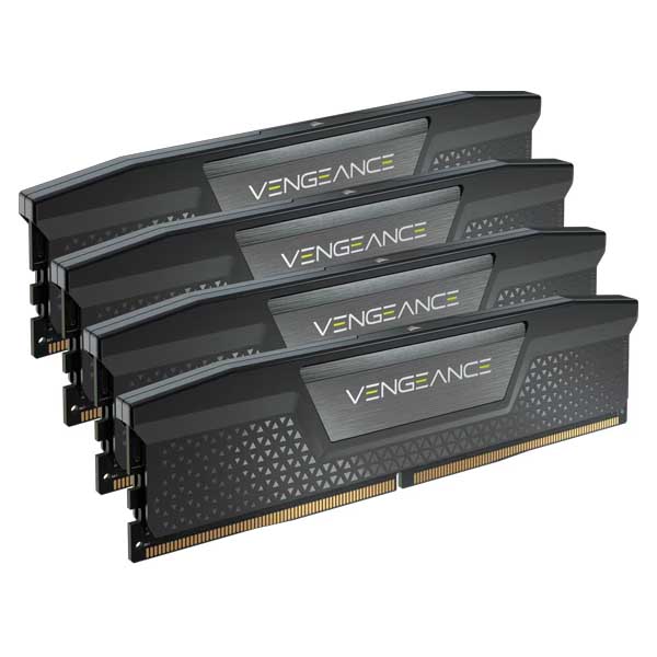 Corsair VENGEANCE 192GB (4x48GB) DDR5 DRAM Up To 5200MHz CL38 Memory Kit (Black)