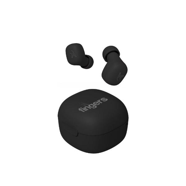 FINGERS SizeZero Pods2 TWS Earbuds (Matte Black)