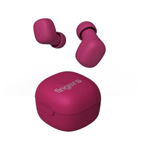 FINGERS SizeZero Pods2 TWS Earbuds (Plum)