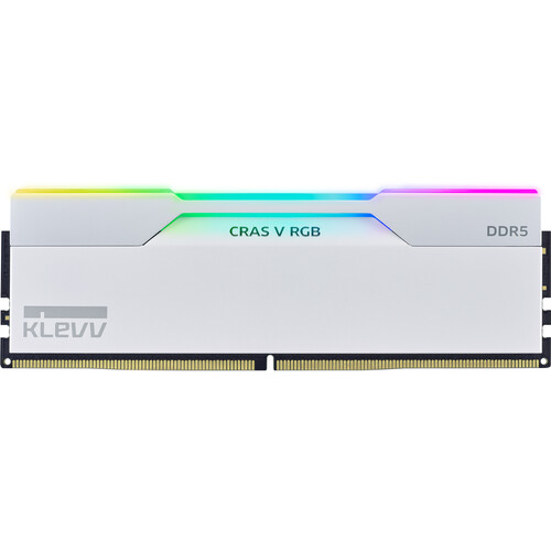 KLEVV CRAS V RGB 32GB (2x16GB) 6400 MHz Memory Kit (White)