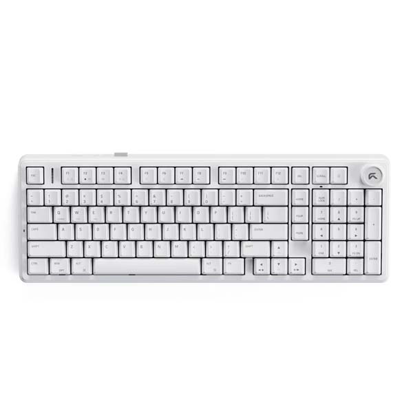 Cybeart Akula 99 - Compact Full Size Wireless RGB Mechanical Keyboard (White MKI Pre-Lubed Switches)