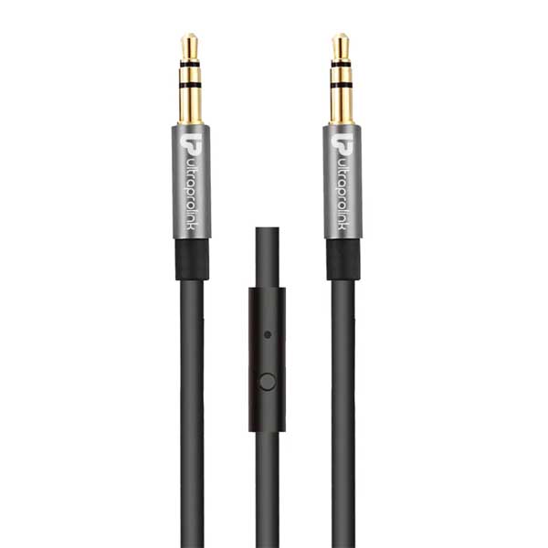UltraProlink AudioOX - 3.5mm Cable with Mic (UL108BLK-0150)