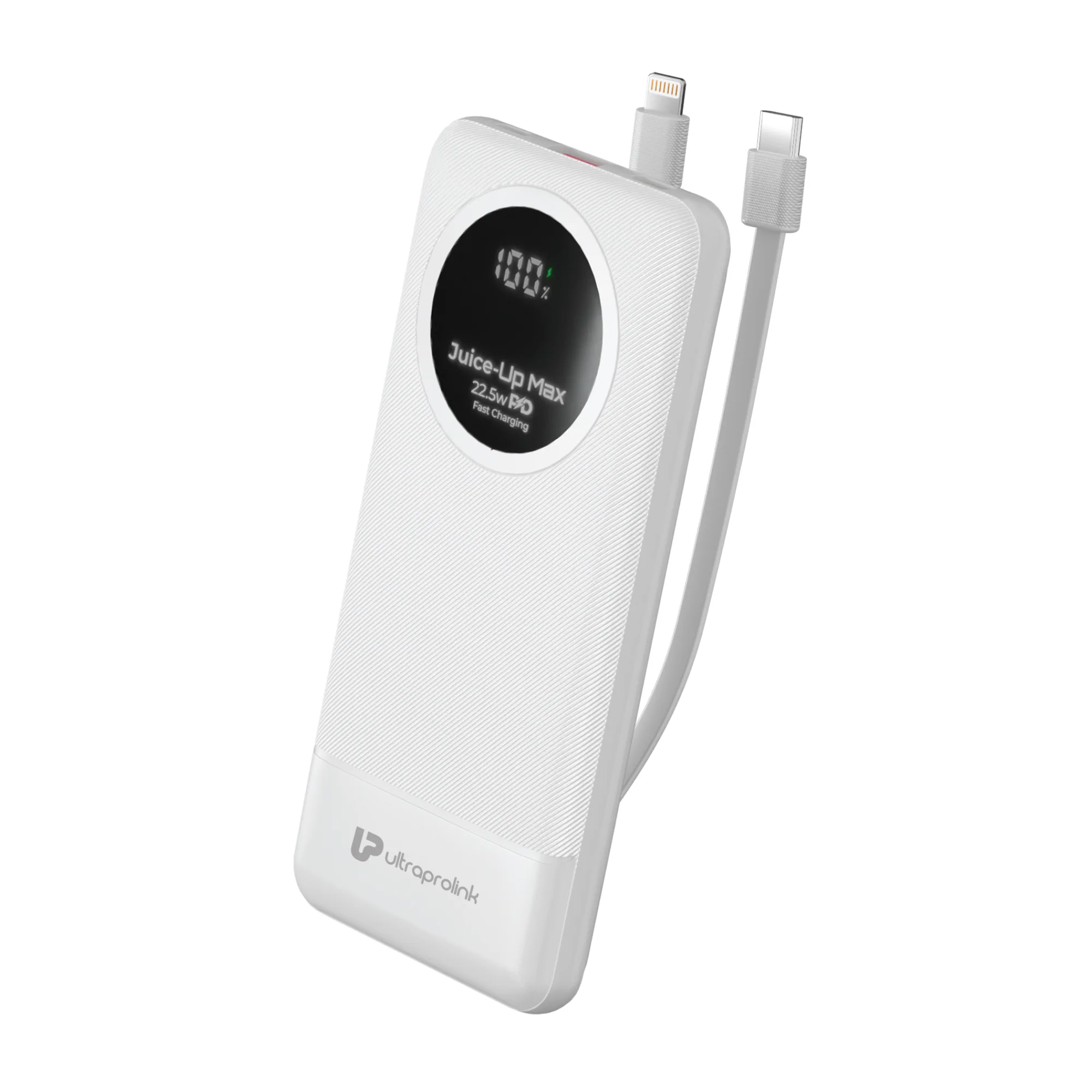 Ultra Prolink Juice Up Max 10000 Mah Power Bank (White)