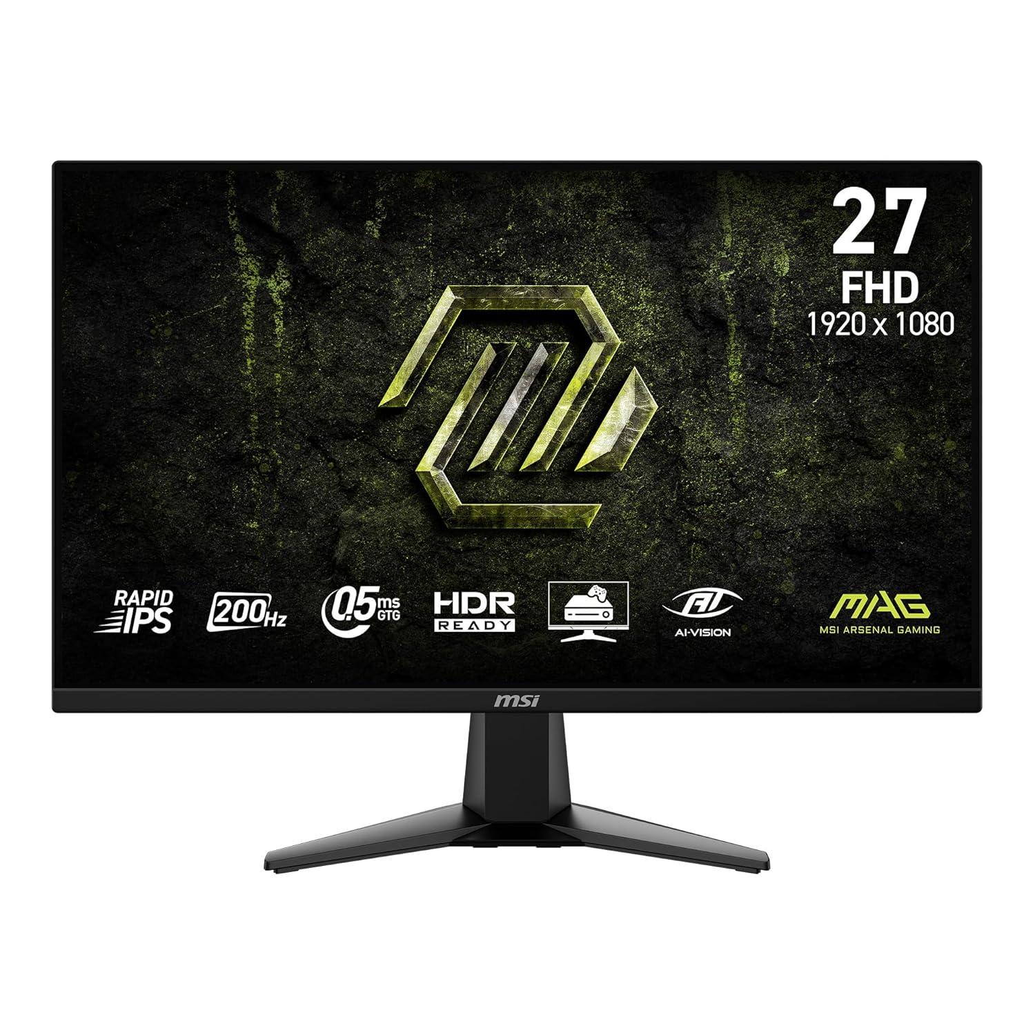 MSI MAG 275F E20 27 Inch FHD Gaming Monitor - Black